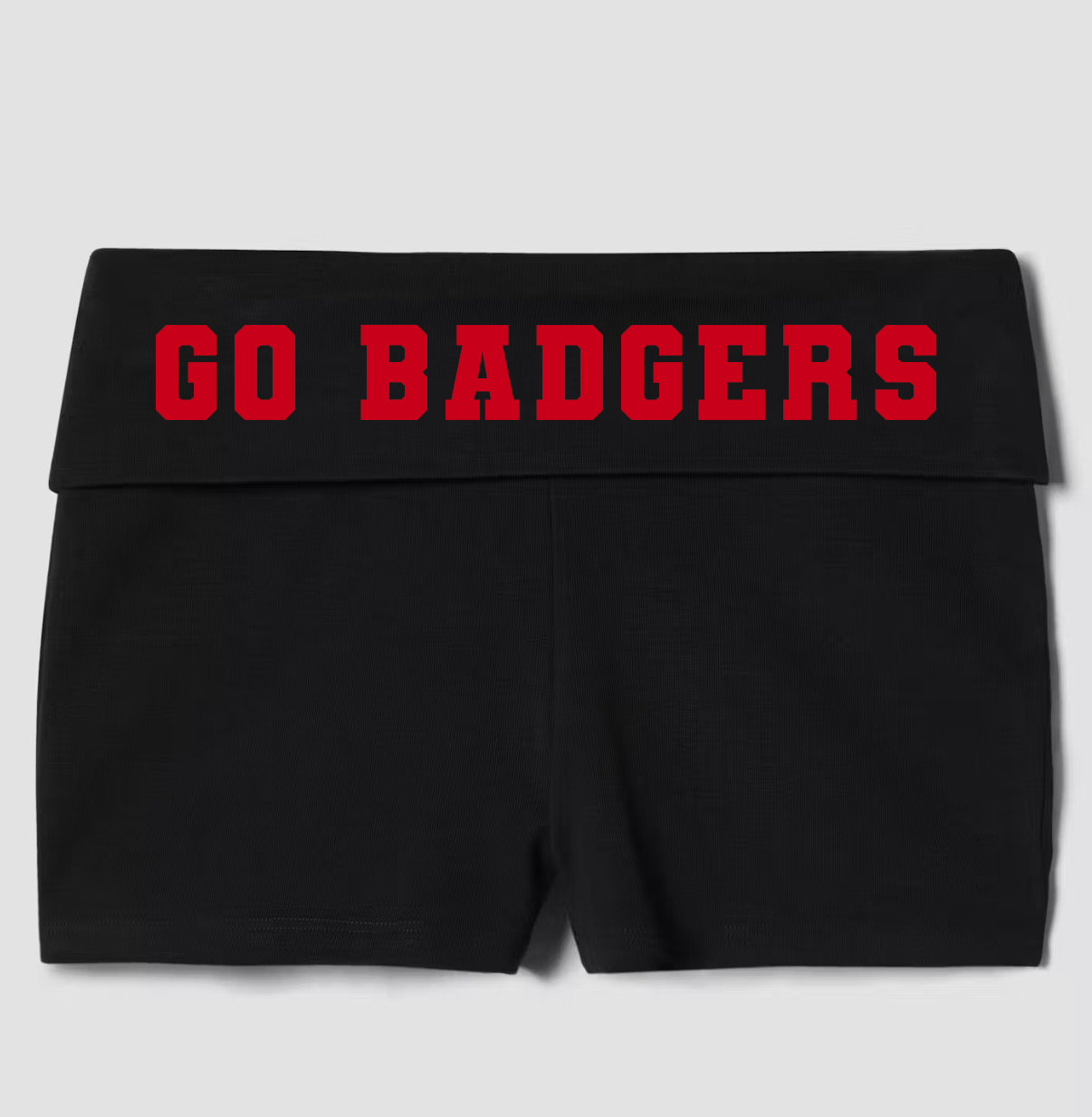 Go Badgers Mini Shorts