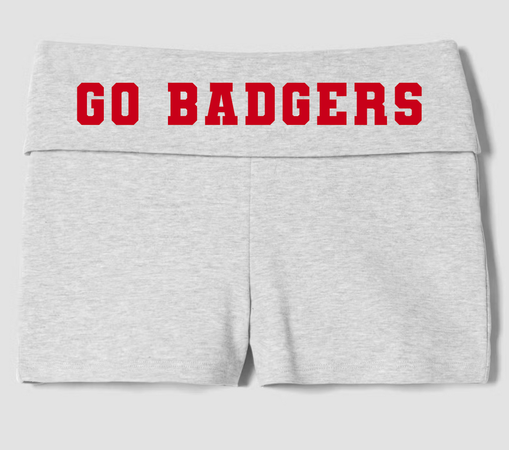 Go Badgers Mini Shorts